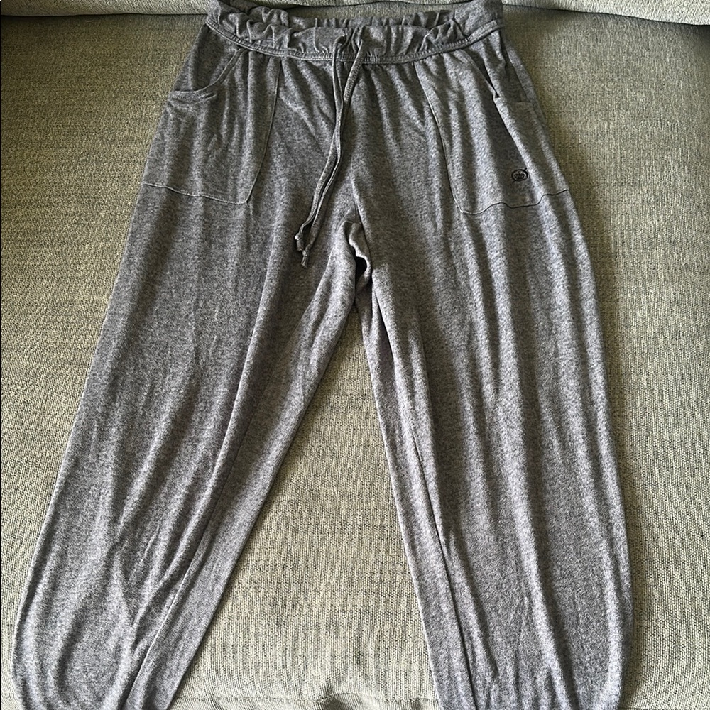 Womens Gray Jogger Pants